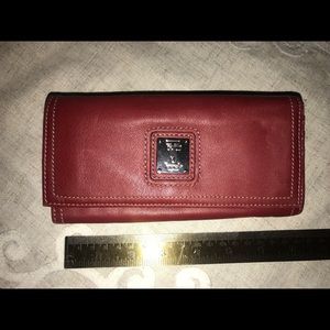 Tignanello red leather wallet